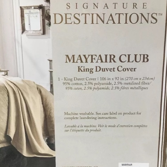 Luxury Jacquard Duvet Cover Mayfair, King S. $529 - Picture 3 of 7